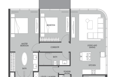 Appartement à Dubai, 1 chambre, 81 m², № 92706 - photo 8