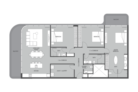 Appartement à Dubai, 1 chambre, 81 m², № 92706 - photo 9