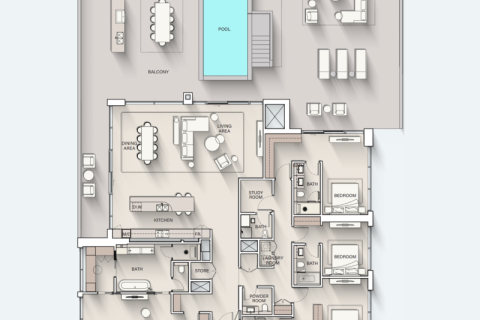 Appartement à Dubai, 1 chambre, 75 m², № 92697 - photo 10