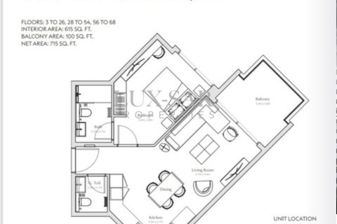 Appartement à Business Bay, Dubai, 1 chambre, 66.4 m², № 37545 - photo 5