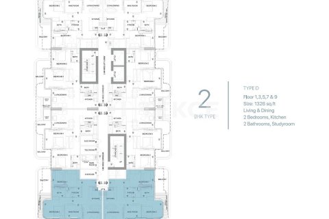 شقة في دبي 2 غرف نوم, 97 م² رقم 84531 - صورة 29