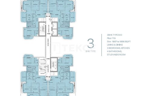 شقة في دبي 2 غرف نوم, 97 م² رقم 84531 - صورة 28