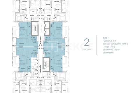 شقة في دبي 3 غرف نوم, 168 م² رقم 84532 - صورة 30