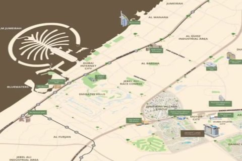 Appartement à Ghaff Land Residence à Dubai Studio City, Dubai, 2 chambres, 96 m², № 97391 - photo 10