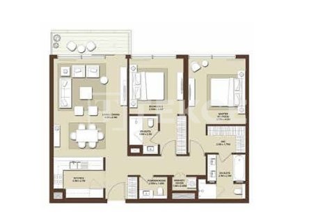 Apartment in Dubai Hills Estate, Dubai 2 bedrooms, 125 sq.m. № 67297 - photo 27