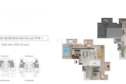 Apartamento en Jumeirah Village Triangle, Dubai, 1 dormitorio, 69 m², № 100664 - foto 22