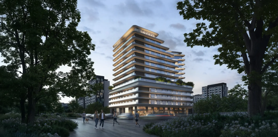 Квартира в Дубае, 1 спальня, 75м², № 100660