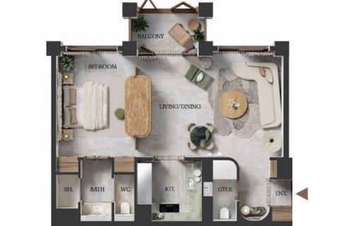 Apartment in Business Bay, Dubai 1 bedroom, 82 sq.m. № 103530 - photo 6