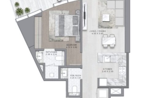 Penthouse in Business Bay, Dubai studio, 41 sq.m. № 104026 - photo 4