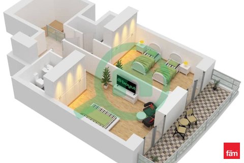 Снять в аренду квартиру в Дубай Марине, Дубай: 2 спальни, 109.5м², № 96490 - фото 6