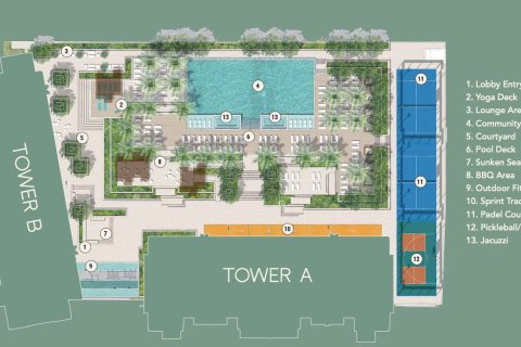 Apartamento en Business Bay, Dubai, 1 dormitorio, 57.6 m², № 96242 - foto 10