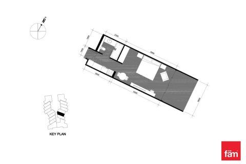 Apartment in Business Bay, Dubai 41.2 sq.m. № 23754 - photo 13