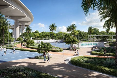 Купить квартиру в Дубае: 2 спальни, 106.3м², № 89502 - фото 6