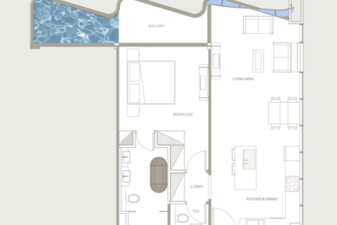 شقة في دبي 1غرف نوم, 75 م² رقم 92554 - صورة 6