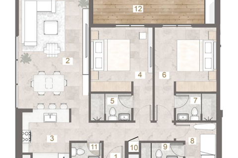 Apartment in Al Furjan, Dubai 1 bedroom, 81 sq.m. № 92551 - photo 8
