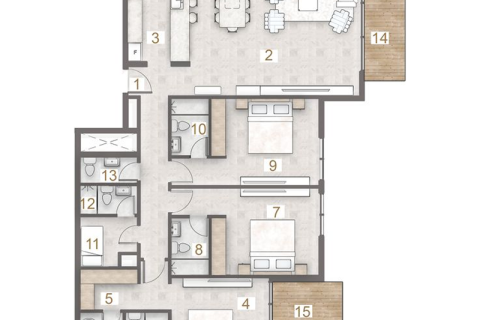 Apartment in Al Furjan, Dubai 1 bedroom, 81 sq.m. № 92551 - photo 6