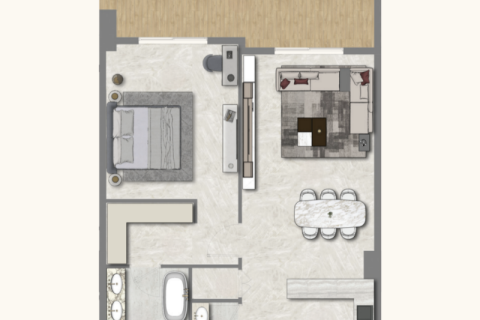 Appartement à Al Furjan, Dubai, 1 chambre, 83 m², № 92550 - photo 4