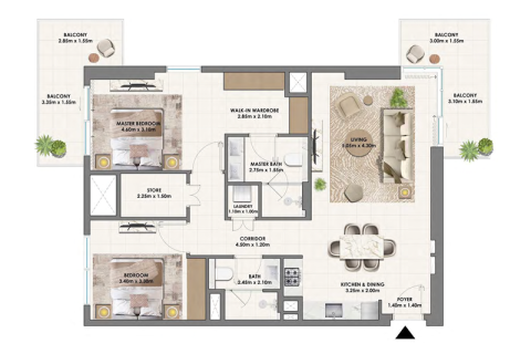 Apartment in Dubai Hills Estate, Dubai 1 bedroom, 68 sq.m. № 92444 - photo 4