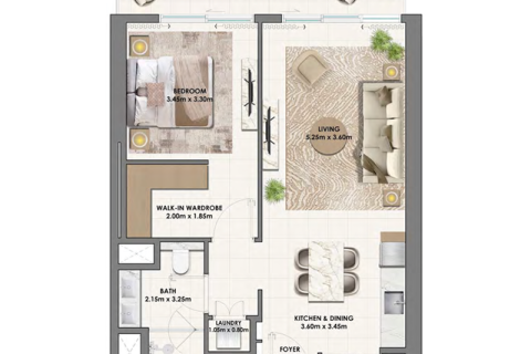Apartment in Dubai Hills Estate, Dubai 1 bedroom, 68 sq.m. № 92444 - photo 3