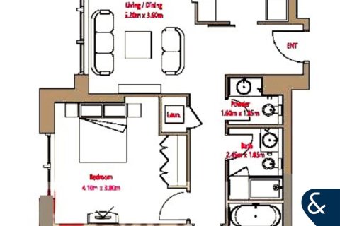 Купить квартиру в Даунтаун Дубай (Даунтаун Бурдж Дубай), Дубай: 2 спальни, 114м², № 75909 - фото 21