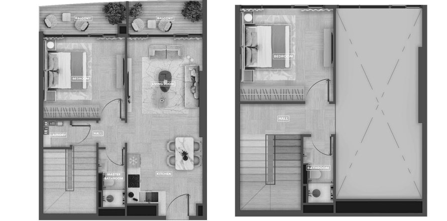 شقة في SkyHills Astra في Al Barsha South, البرشاء, دبي 3 غرف نوم, 105.7 م² رقم 31418