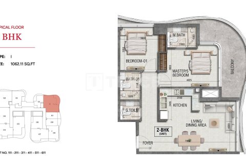 Apartment in Dubai 1 bedroom, 70 sq.m. № 124477 - photo 19