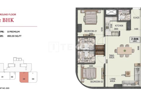 Apartment in Dubai 1 bedroom, 70 sq.m. № 124477 - photo 23