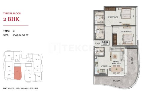 Apartment in Dubai 1 bedroom, 70 sq.m. № 124477 - photo 20