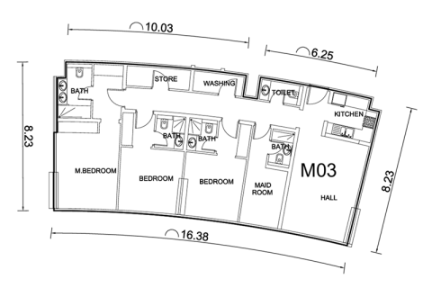 Apartment in Palm Jumeirah, Dubai studio № 92248 - photo 4