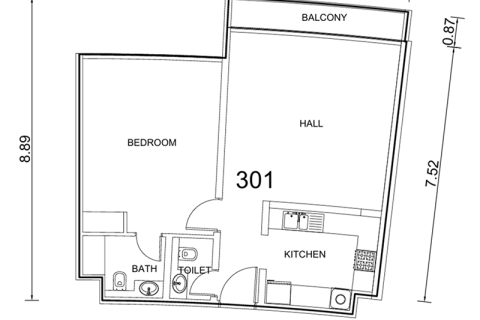 Apartment in Palm Jumeirah, Dubai studio № 92248 - photo 6