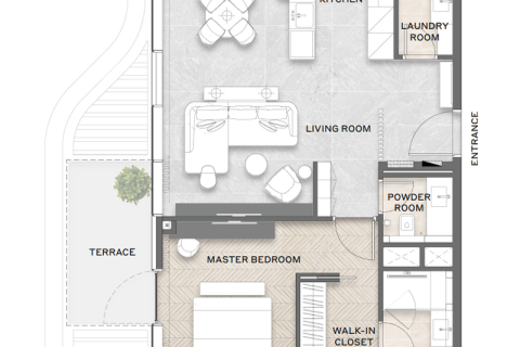 Apartment in Dubai 1 bedroom, 76 sq.m. № 92257 - photo 4