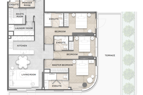 Apartment in Dubai 1 bedroom, 76 sq.m. № 92257 - photo 6