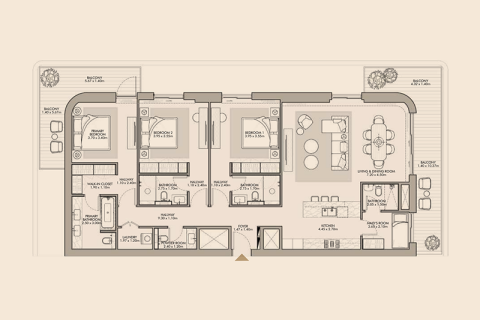 Apartment in Umm Suqeim, Dubai 1 bedroom, 69 sq.m. № 92250 - photo 11