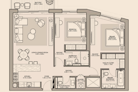 Apartment in Umm Suqeim, Dubai 1 bedroom, 69 sq.m. № 92250 - photo 9