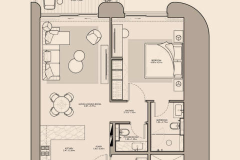 Apartment in Umm Suqeim, Dubai 1 bedroom, 69 sq.m. № 92250 - photo 8