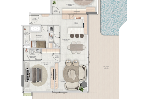 Apartment in Dubai 1 bedroom, 70 sq.m. № 92258 - photo 8