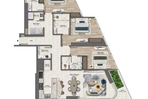 Apartment in Maritime City, Dubai 1 bedroom № 92252 - photo 10