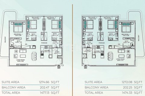 Apartment in Dubai 2 bedrooms, 123 sq.m. № 94486 - photo 26