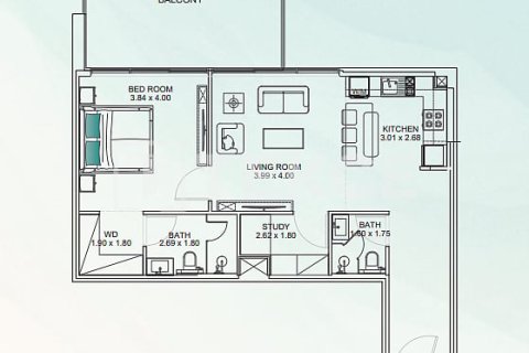 Apartment in Dubai 1 bedroom, 98 sq.m. № 94485 - photo 21
