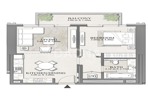 Apartment in Dubai Harbour, Dubai 1 bedroom, 73.1 sq.m. № 6858 - photo 12