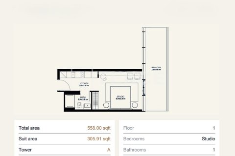 Appartement à Dubai, 2 chambres, 164 m², № 100491 - photo 23