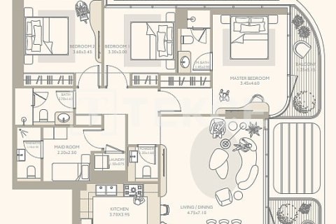 Appartement à Dubai, 1 chambre, 75 m², № 100492 - photo 15