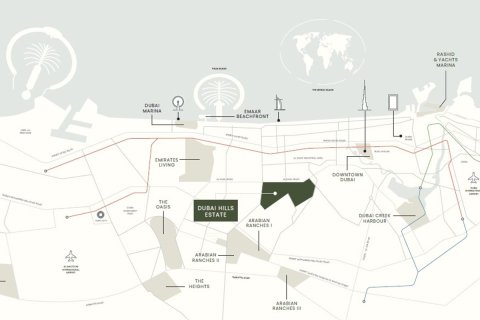 Купить квартиру в Дубай Хилс Эстейт, Дубай: 2 спальни, 108.5м², № 13942 - фото 11