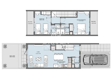 Villa in Dubai Land, Dubai 3 bedrooms, 186 sq.m. № 86825 - photo 16