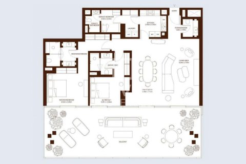 شقة في Dubai Harbour, دبي 2 غرف نوم, 195 م² رقم 86827 - صورة 15