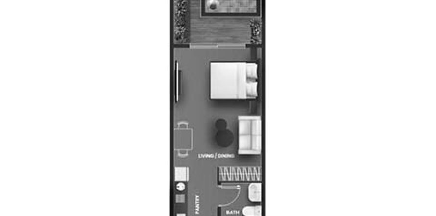 Apartment in VINCITORE AQUA FLORA in Dubai Science Park, Dubai studio, 62.57 sq.m. № 31273