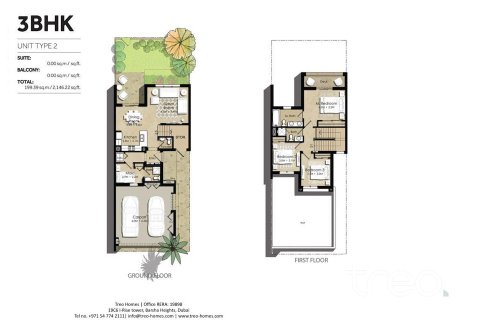 Villa in Hayat Townhouses, Town Square, Dubai 3 bedrooms, 205.41 sq.m. № 134614 - photo 2