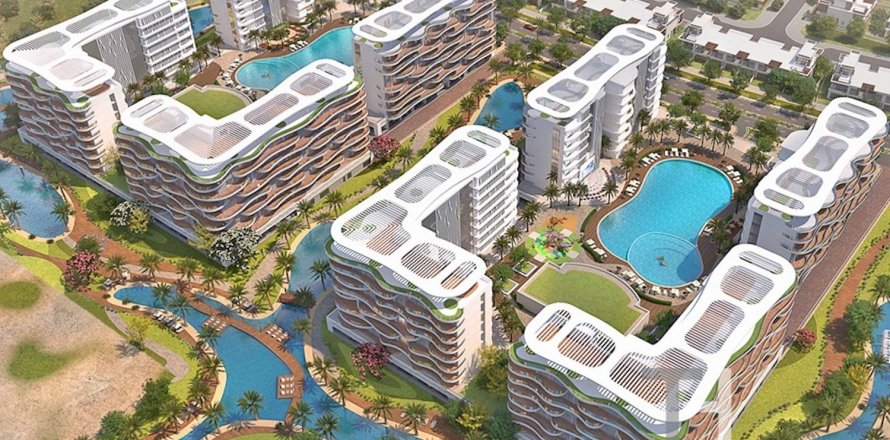 Квартира в Damac Lagoons, Дубай, 1 спальня, 69м², № 13468