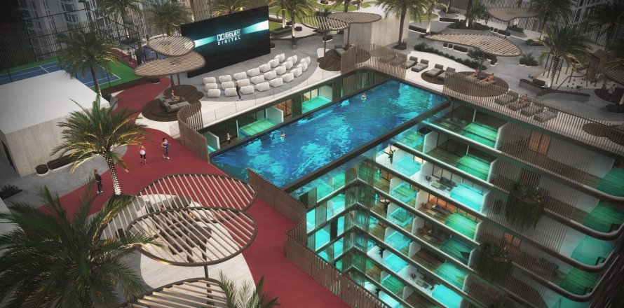 Appartement à Dubai, studio, 38 m², № 13322
