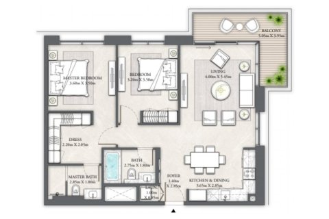 Apartment in Dubai Creek Harbour (The Lagoons), Dubai 1 bedroom, 103 sq.m. № 92434 - photo 6